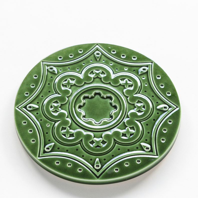 CER-BMV-1-Verde - Base de Mesa Vidrada Verde 17