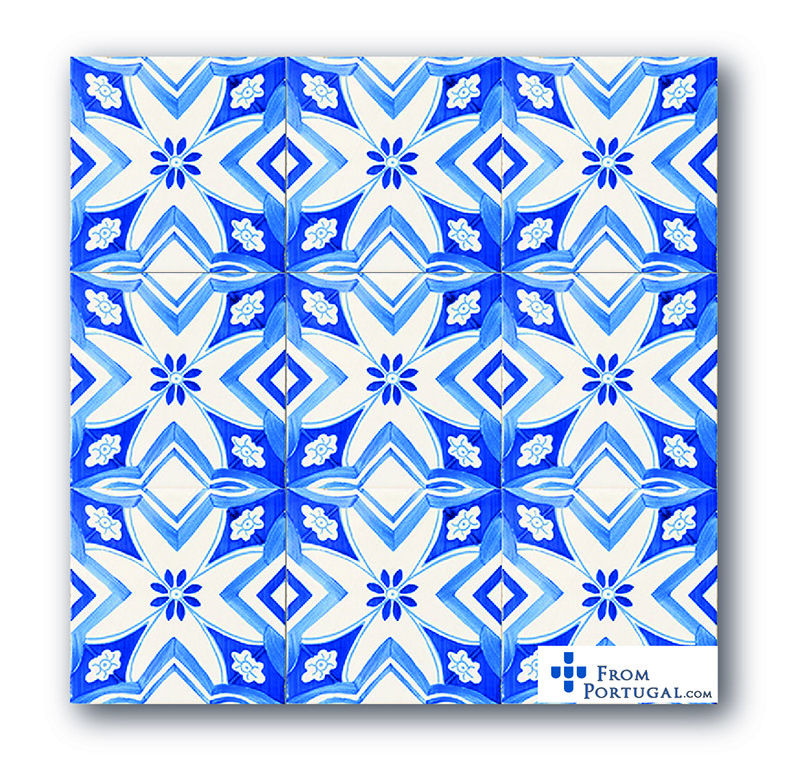 Base de Copos Azulejo 17 - 11cm