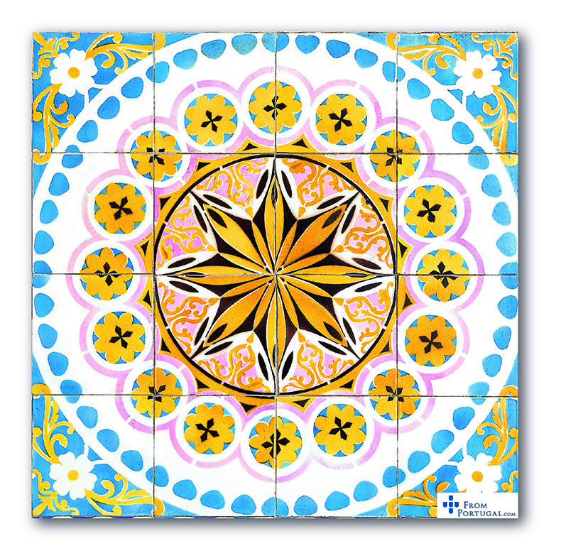 Base de Copos Azulejo 19 - 11cm